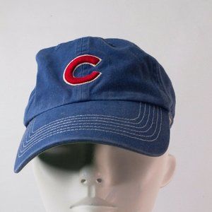 Chicago Cubs Mens Hat Blue White Large Team Logo Baseball Cap Casual #1729